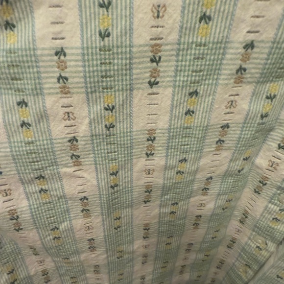 Vintage 80s 90s Classic Elements Embroidered Button Down Shirt SS 24W 26W 24/26 - Picture 6 of 10